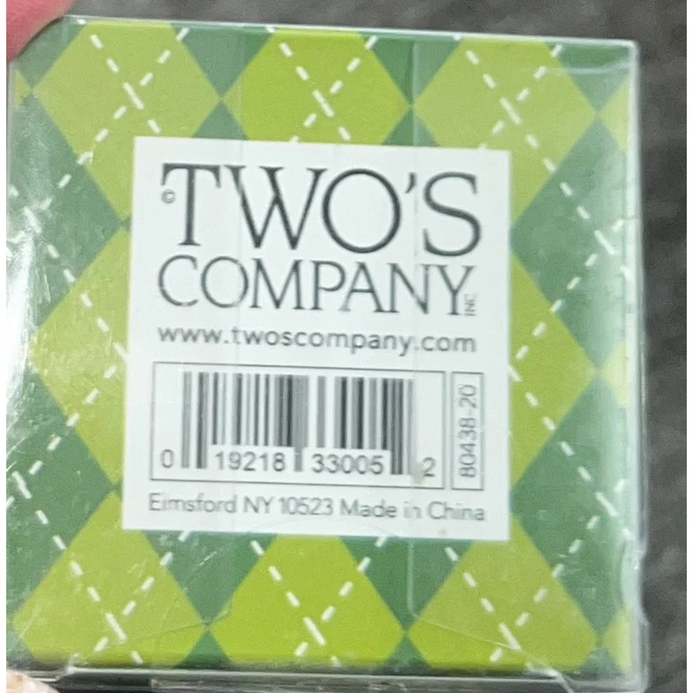 Two's Company Serve Up Tennis Ball Wine‎ Bottle Stopper New in Box